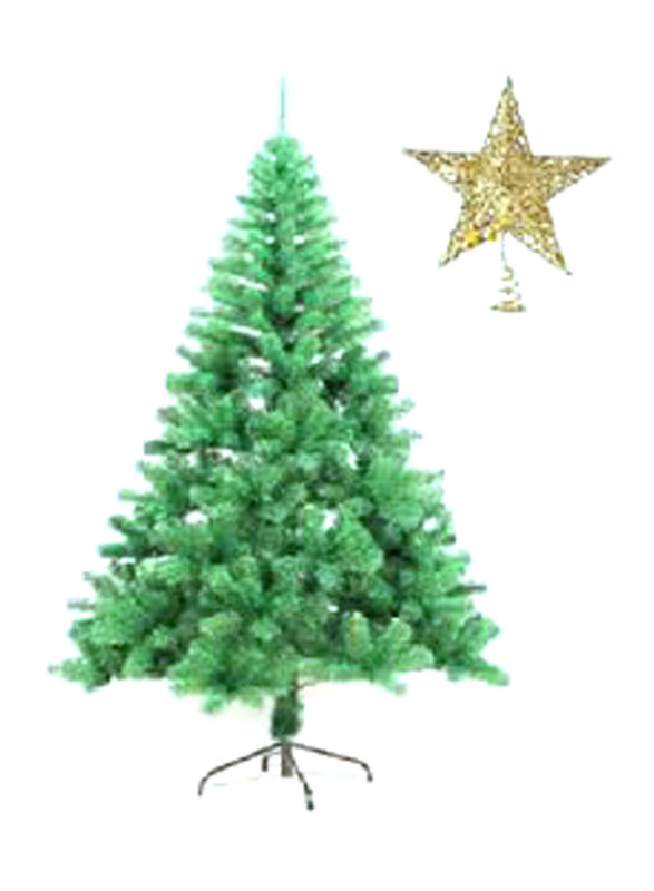 

Generic 210cm Artificial Tree with Ornament, Green/Gold