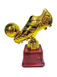 Golden Shoes & Golden Ball Football Trophy, One Size, Gold