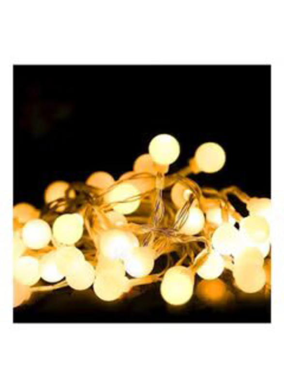 20LED Waterproof LED Ball String Lights, Yellow