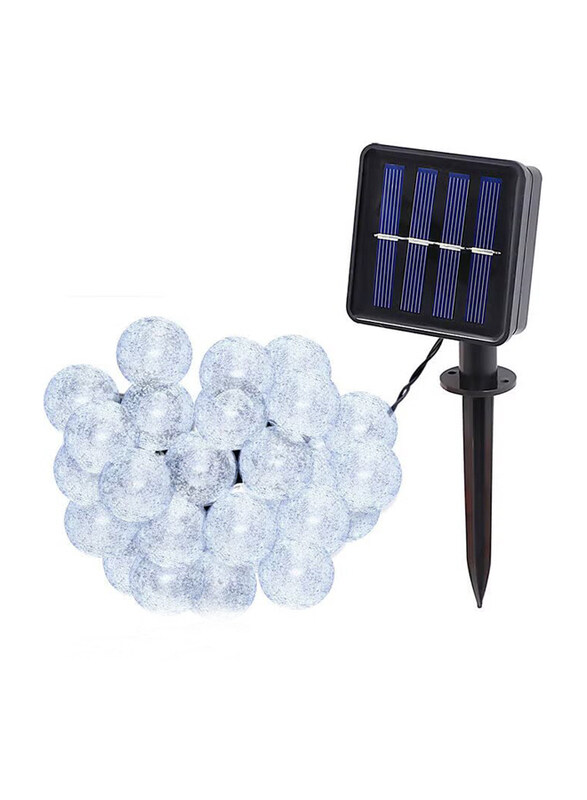 

Generic Solar Bubble Bulb LED String Lights, White