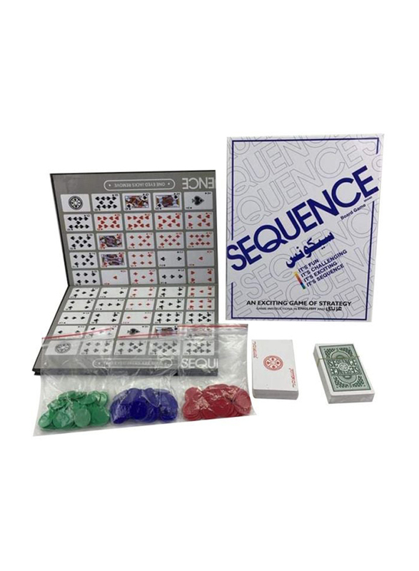 Sequence Game, G-Bg01, Ages 10+, Multicolour