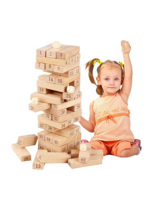 

Generic Quality Beech Wooden Tower Pieces Set, Ages 6+