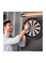 Famous Quality 17-Inch Family Dart Board Game with 6 Needle, Multicolour