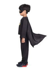 2-In-1 Batman Costume for 6 - 8 Years, Black