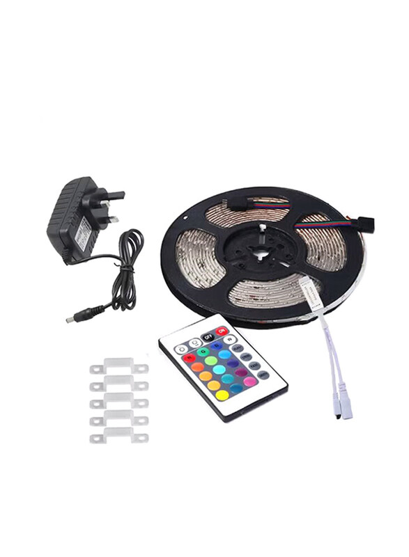

YWXLight Waterproof Remote Control RGB LED Light Strip, Black/White