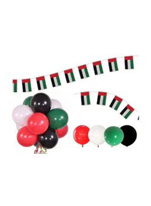 

Generic Bunting Flags with Balloons Set, Multicolour
