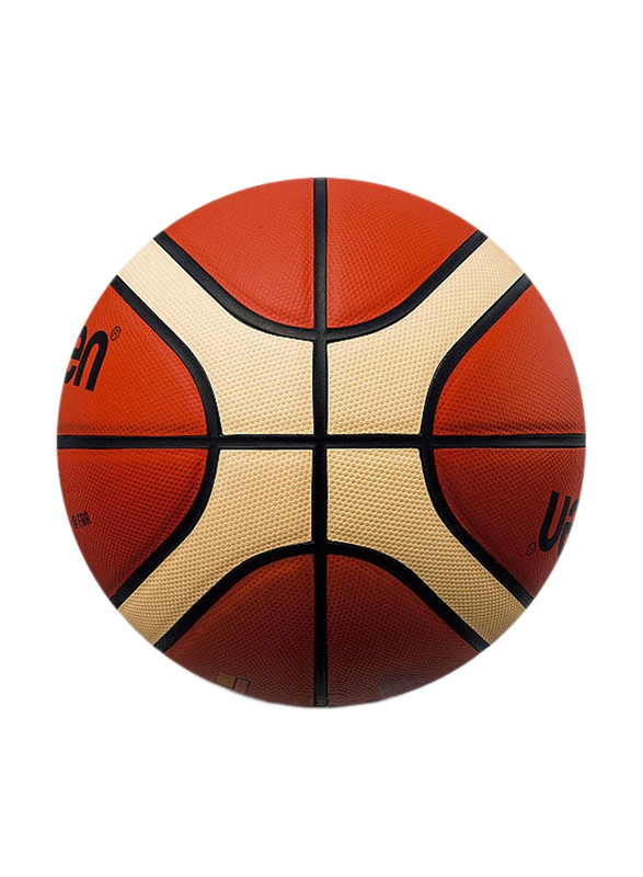 PU Bladder Basketball, One Size, Orange/Cream