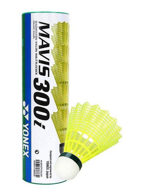 

Yonex Mavis 300 Badminton Shuttlecocks, 12 Pieces, Yellow