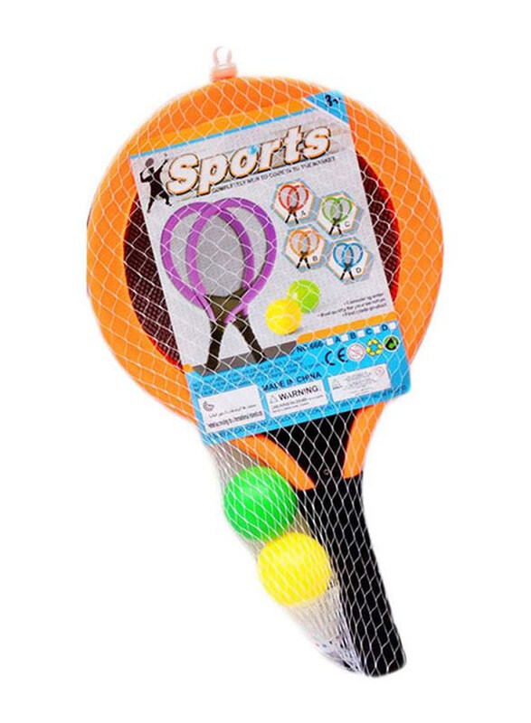 

Generic Tennis Rackets with Balls, 2 Pieces, Multicolour