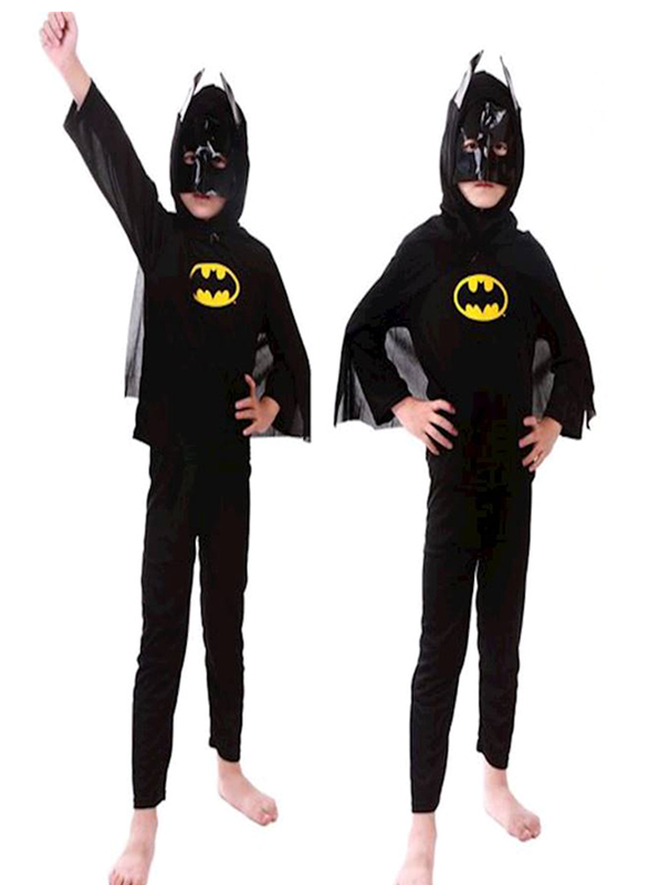 Batman Superhero Cosplay Costume Set, Black