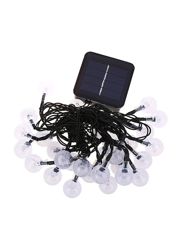 

Generic 13 x 10 x 8cm 8-Mode Solar Bubble Shaped String Lights White, White