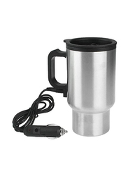 Car Design Car Dc 12 Volt Drinking Coffee Bottles Mug Milk Tea Warmer Water Heater, Silver