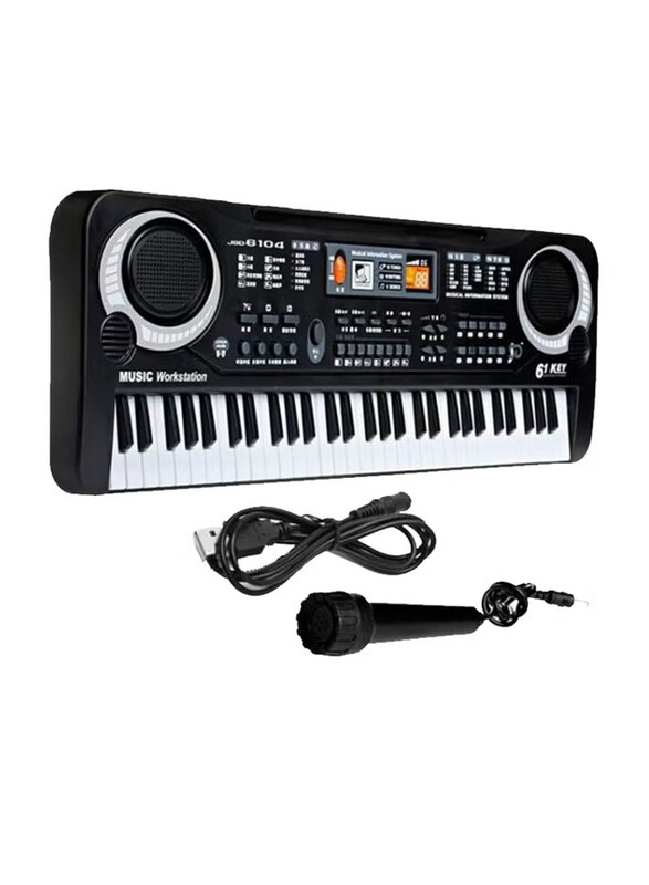 

Generic Electronic Music Keyboard, 61 Keys, Black