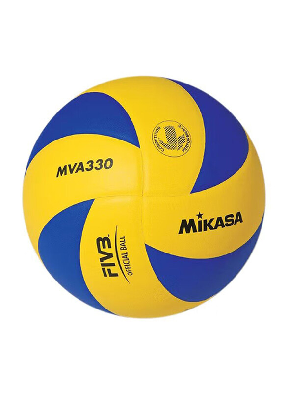 

Mikasa Size-5 Volleyball, Blue/Yellow