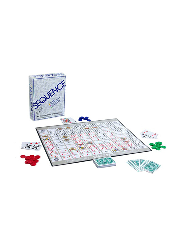 Jax Games Sequence Playing Board Game, Ages 7+, Multicolour