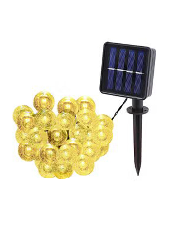 

Generic Solar 1.8cm Bubble Bulb Lamp String Light, Warm White