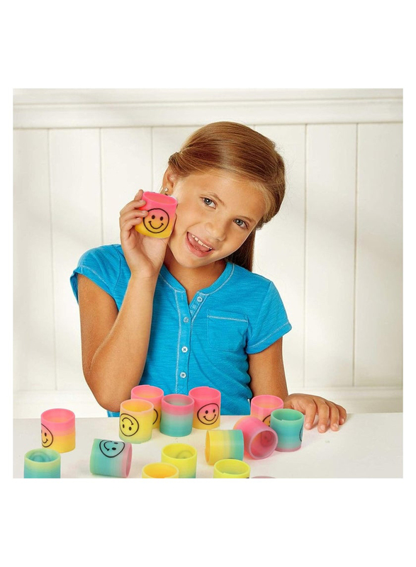 Magic Rainbow Spring with Smiley Face, 24 Pieces