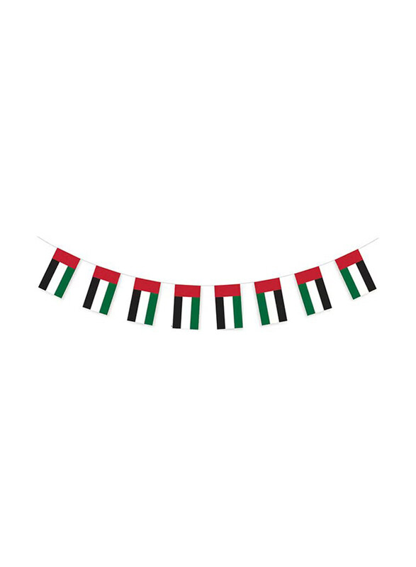 

Generic UAE Bunting Flag, 20 x 28cm, Multicolour