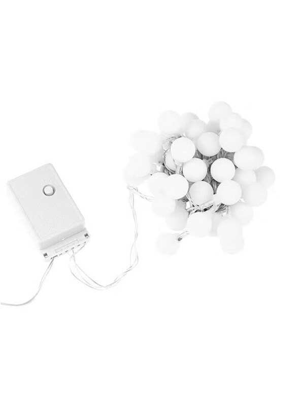 

Generic 40 LED Ball Globe Fairy String Lights, 14 x 7 x 10cm, Multicolour
