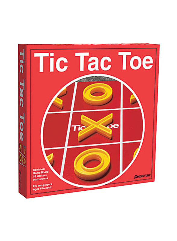 

Generic Tic-Tac-Toe Board Game With Plactic X, Ages 6+, Multicolour