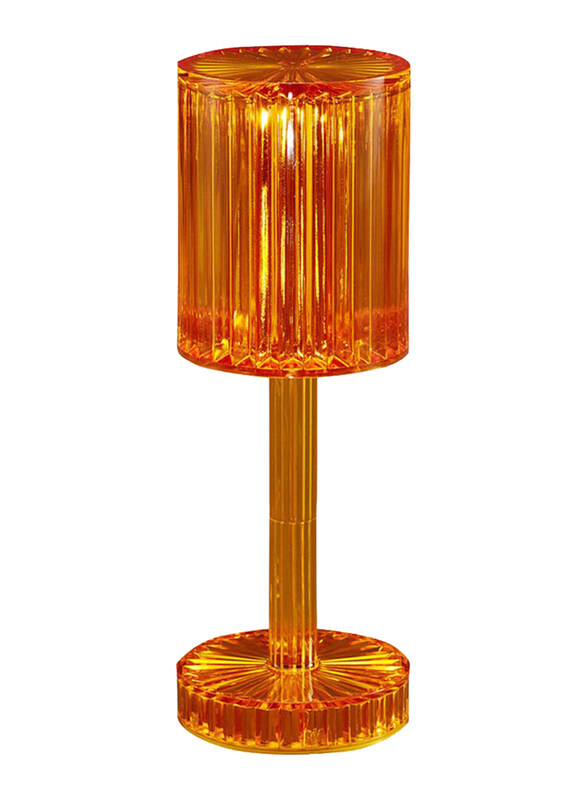 

Generic Acrylic Crystal Table Lamp, Yellow
