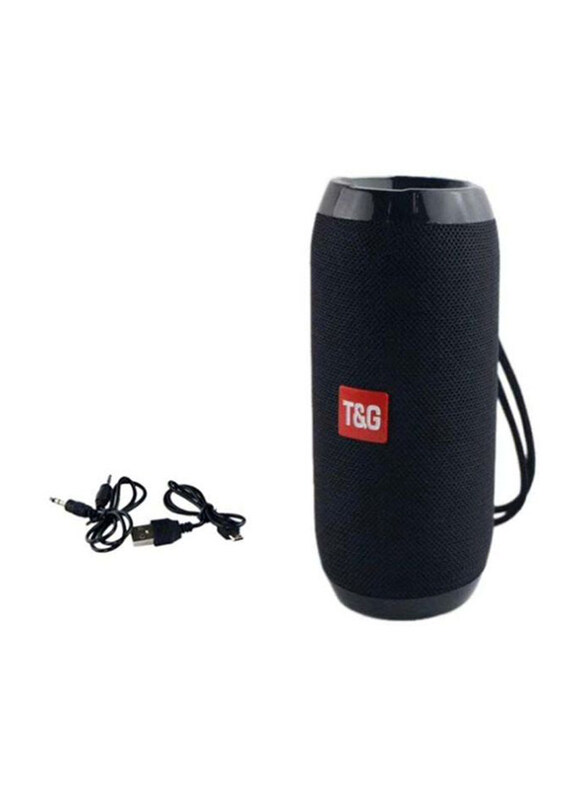 

T&G Portable Bluetooth Speaker, TG117, Black