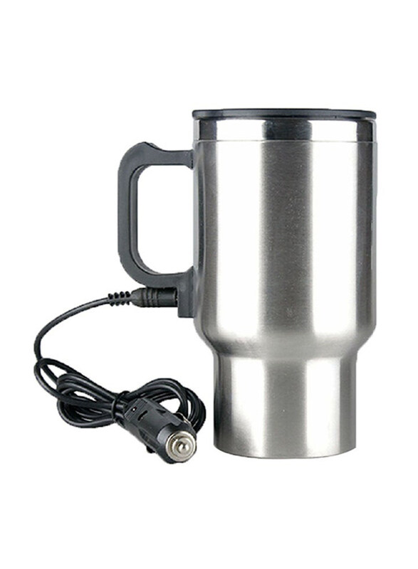 

Generic Stainless Steel Car Heating Cup with Auto Adapter, Silver