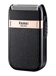 Kemei Electric Shaver, Black/Gold