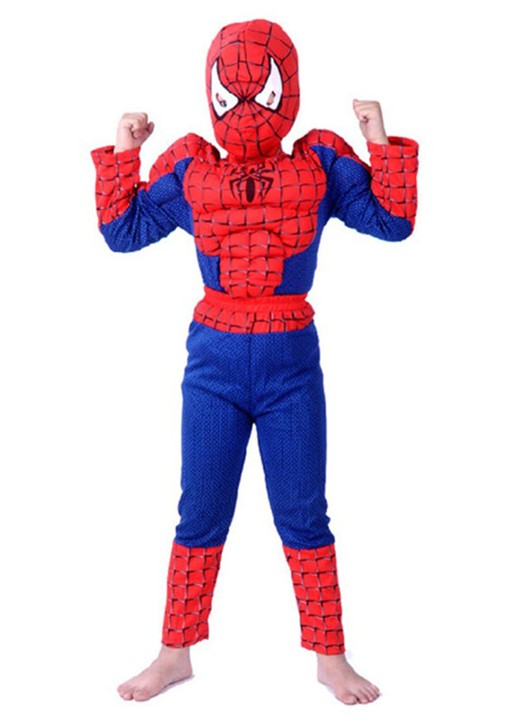 

Generic Spider-Man Stage Costume, 5+ Years, Large, Red/Blue