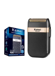 Kemei Electric Shaver, Black/Gold