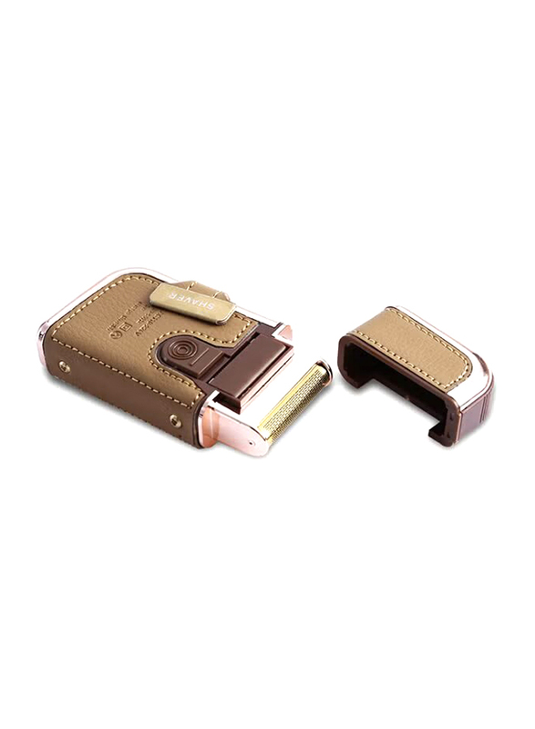 Kemei Portable Electric Shaver, KM-5600, Rose Gold/Brown