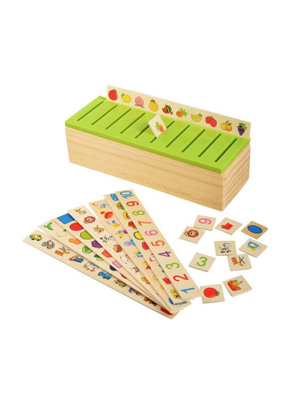 

Trinkets & More Puzzle Brain Teaser Knowledge Educational Classification Box Toy Set, 80 Pieces, Ages 3+