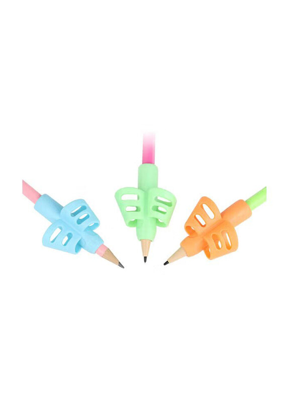 

Generic Two-Finger Silicone Pencil Grips, 3 Pieces, Multicolour