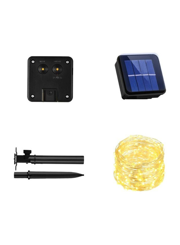 

Beauenty 12-Meter LED Solar String Fairy Light for Christmas, White