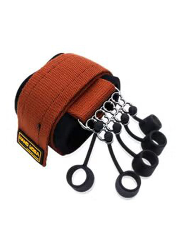 

Generic Finger & Hand Extensor Exerciser Trainer with Resistance Band, Brown