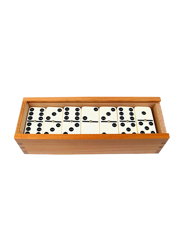 28-Piece Double Six Creative Dice Resembling Dominoes Game Set