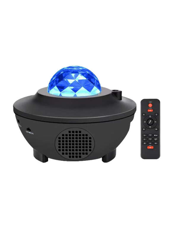 

Generic LED Star Projection Lamp with Remote, Black/Blue