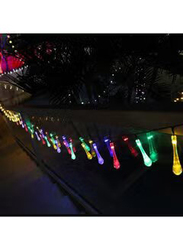 Beauenty 20 LED Raindrop Solar String Light for Christmas, Multicolour