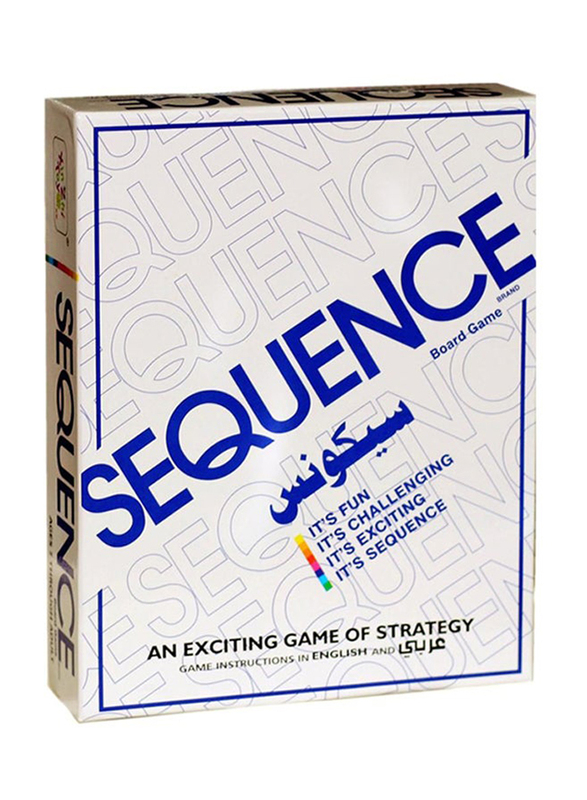 

Generic Family Game Sequence Strategy Foldable Board Game, Multicolour