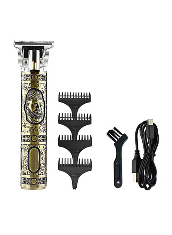 Multi-Functional Household Electric Hair Trimmer Set, Gold