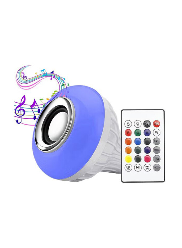 

Gemwon LED Music Light Bulb with Remote Control, White