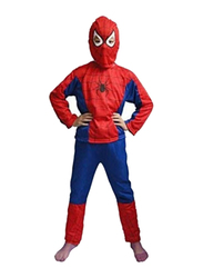 Fancy Dress Wale Cotton Spiderman Style Fancy Costume for Kids, Large, Ages 6+