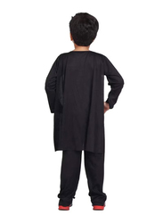 2-In-1 Batman Costume for 6 - 8 Years, Black