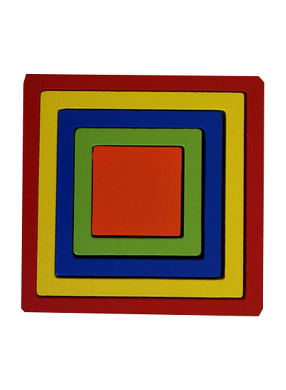 

Generic Wooden Block 3D Puzzle Set, Ages 3+, Multicolour
