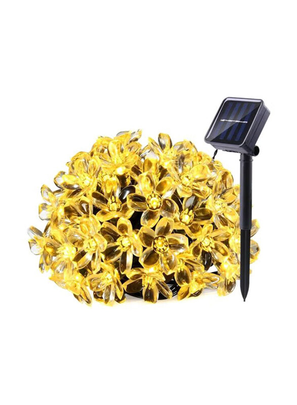 

Beauenty 50 LED Outdoor Solar String Light for Christmas, 10 x 15cm, Yellow