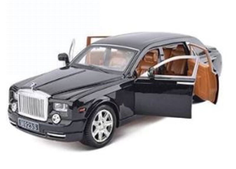 Rolls Royce Diecast Metal Car Black