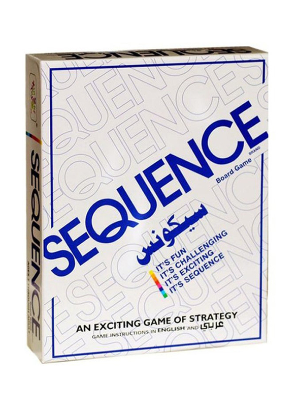 Sequence Board Card Coins Game, Ages 3+, Multicolour