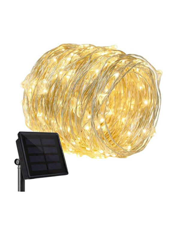 

Generic 100 LED Solar Powered String Light, Yellow