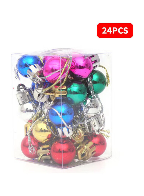 

Generic Ornament Ball for Christmas Tree, 24-Piece, Multicolour