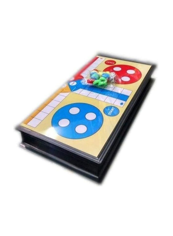 

Margoun Magnetic Foldable Ludo Board Game for 4 Players, Multicolour